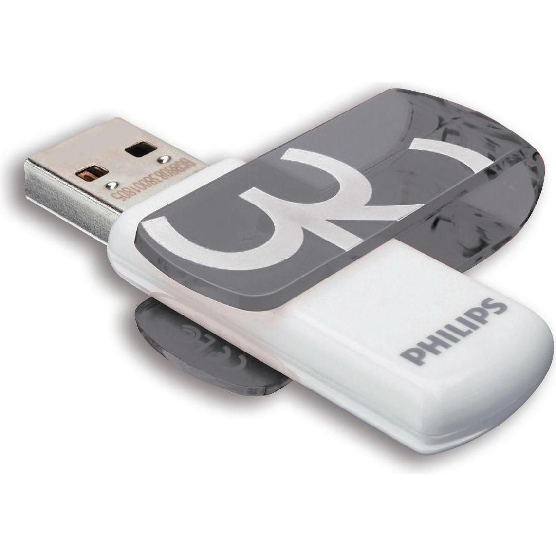 Thumbnail - Philips Vivid Edition (32 GB, USB 2.0, USB-A), USB Stick, Grau