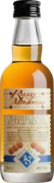 Actual product image Malecon 18 Years Old 5cl