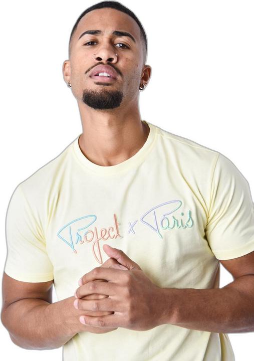 Actual product image Project X Paris rainbow embroidery t-hirt project x pari (S)