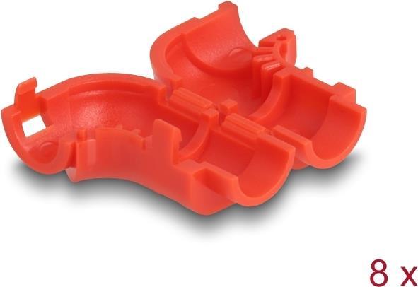 Immagine prodotto Delock Clip per cavi da piegare 8 pezzi rosso