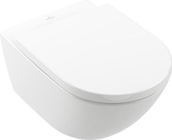 Villeroy & Boch V&B Combipack SUBWAY 3.0 m WWC tief TwistFlush und WC-Sitz weiss