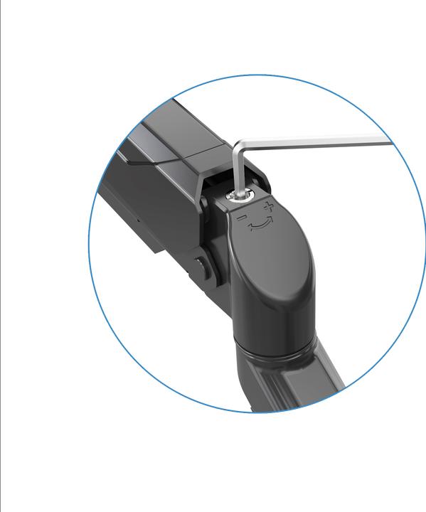 Actual product image Rockstable Prof. Single USB Black (Table, 32")