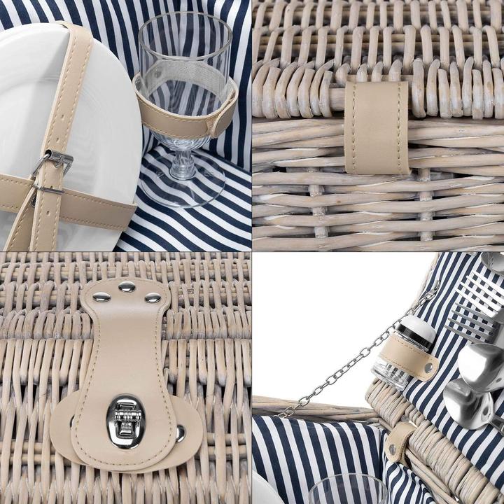 Actual product image Anndora 4 Personen Picknickkorb, 23-teilig