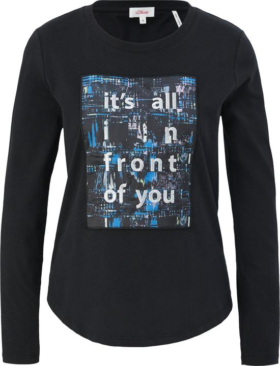 Produktbild s.Oliver T-Shirt Longsleeve mit Artwork (36)