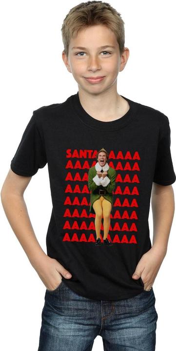 Immagine prodotto Elf Buddy Santa Scream Maglietta Ragazzi (140, 146)