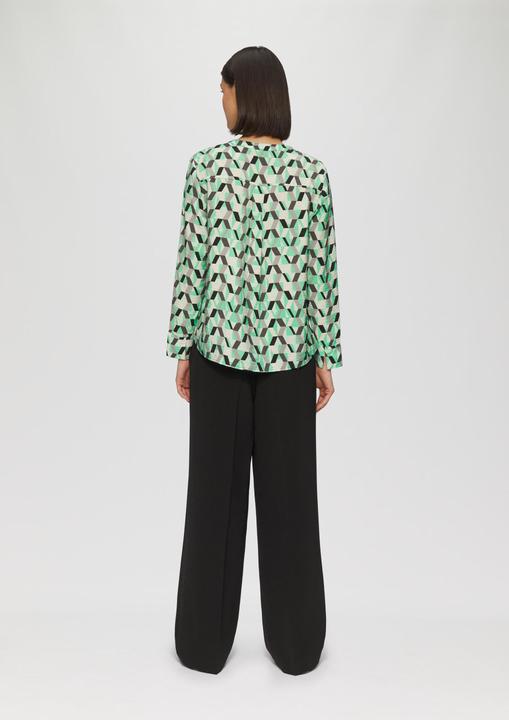 Actual product image s.Oliver Bluse Strukturierte Bluse mit V-Ausschnitt (40)