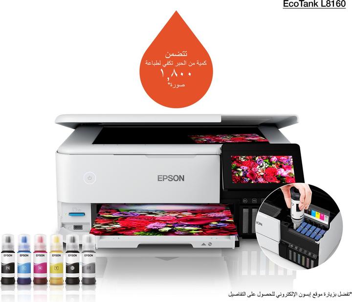 Actual product image Epson EcoTank L8160 (Ink)