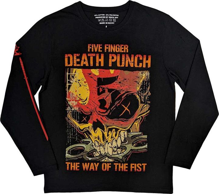 Produktbild Five Finger Death Punch The Way Of The Fist TShirt Langärmlig (S)