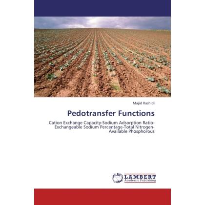 Thumbnail - Pedotransfer Functions, Fachbücher von Majid Rashidi