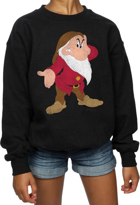 Produktbild Disney Snow White And The Seven Dwarves Classic Grumpy Sweatshirt Mädchen (140, 146)
