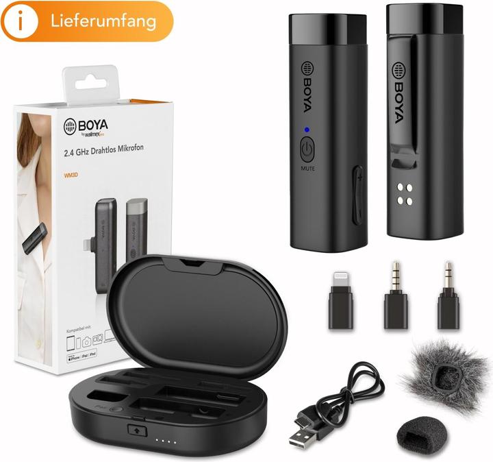 Actual product image Boya Walimex pro WM3D Wireless Microfo