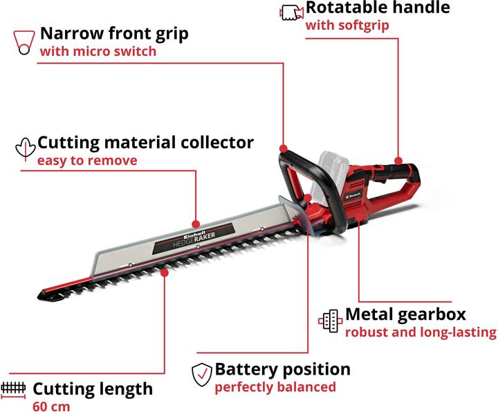 Actual product image Einhell GE-CH 18/60 Li + starter kit (Rechargeable battery operated)