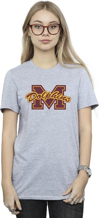 Actual product image Netflix Womens/Ladies Sex Education M Dolphins Cotton Boyfriend T-Shirt (L)