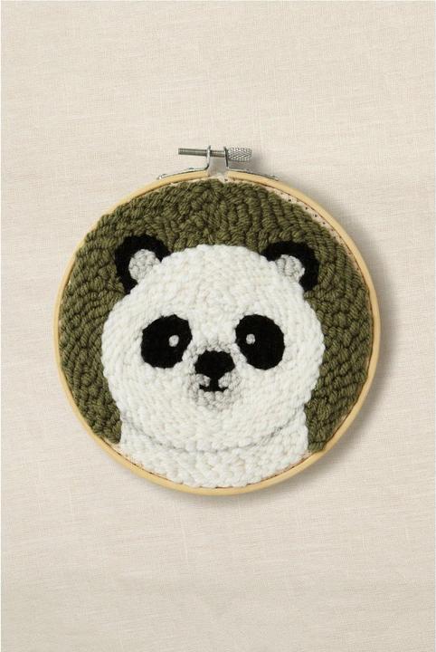 Actual product image DMC Gift of Stitch Punch Needle Set Panda Patrick
