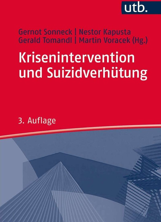 Produktbild Krisenintervention und Suizidverhütung (Deutsch, Gernot Sonneck, Gerald Tomandl, Nestor Kapusta, Martin Voracek, 2016)