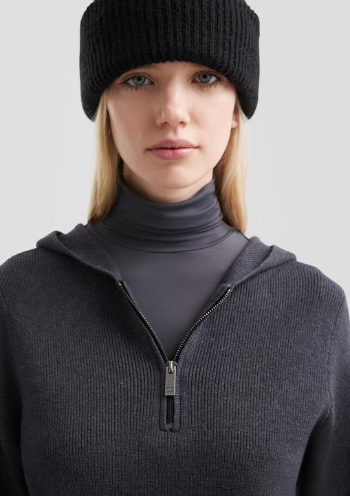 Produktbild s.Oliver Strickpullover Gestrickter Hoodie (L)