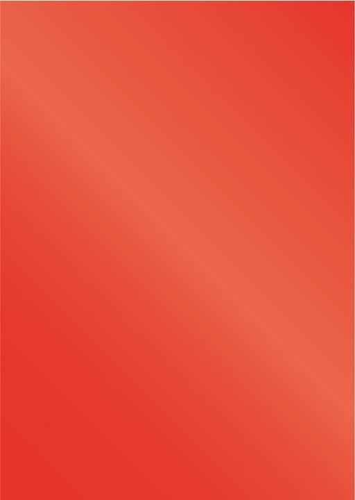 Actual product image Fellowes Chromolux cover sheet, glossy, red