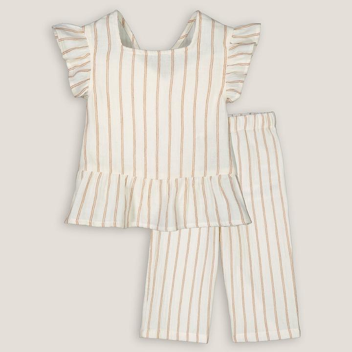 Actual product image La Redoute Collections Blouse and trousers set (110)