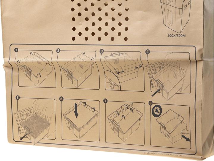 Produktbild Rexel recycelbare Abfallsäcke 80Liter (50 x, 80 l)