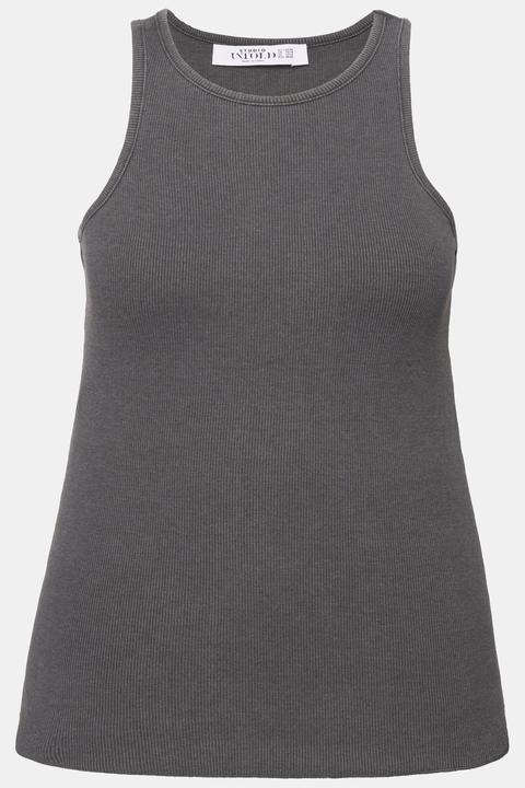 Actual product image Studio Untold Ribbed High Neck Tank (50, 52)