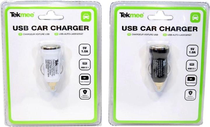Produktbild Tekmee Ladeadapter KFZ USB-A 12V schwarz