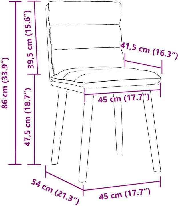 Image du produit vidaXL Esszimmerstuhl