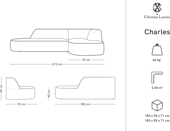 Produktbild CXL by Christian Lacroix Charles (Ecksofa, Modular Sofa)