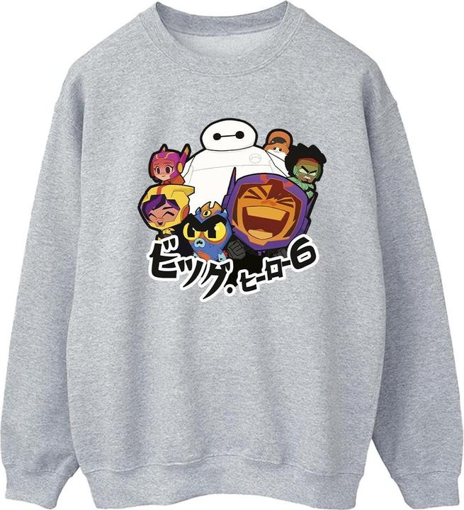Produktbild Disney Big Hero 6 Baymax Group Manga Sweatshirt (L)
