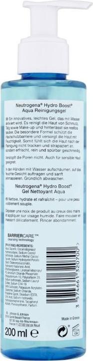 Image du produit Neutrogena Gel nettoyant Aqua (Gel, 200 ml)
