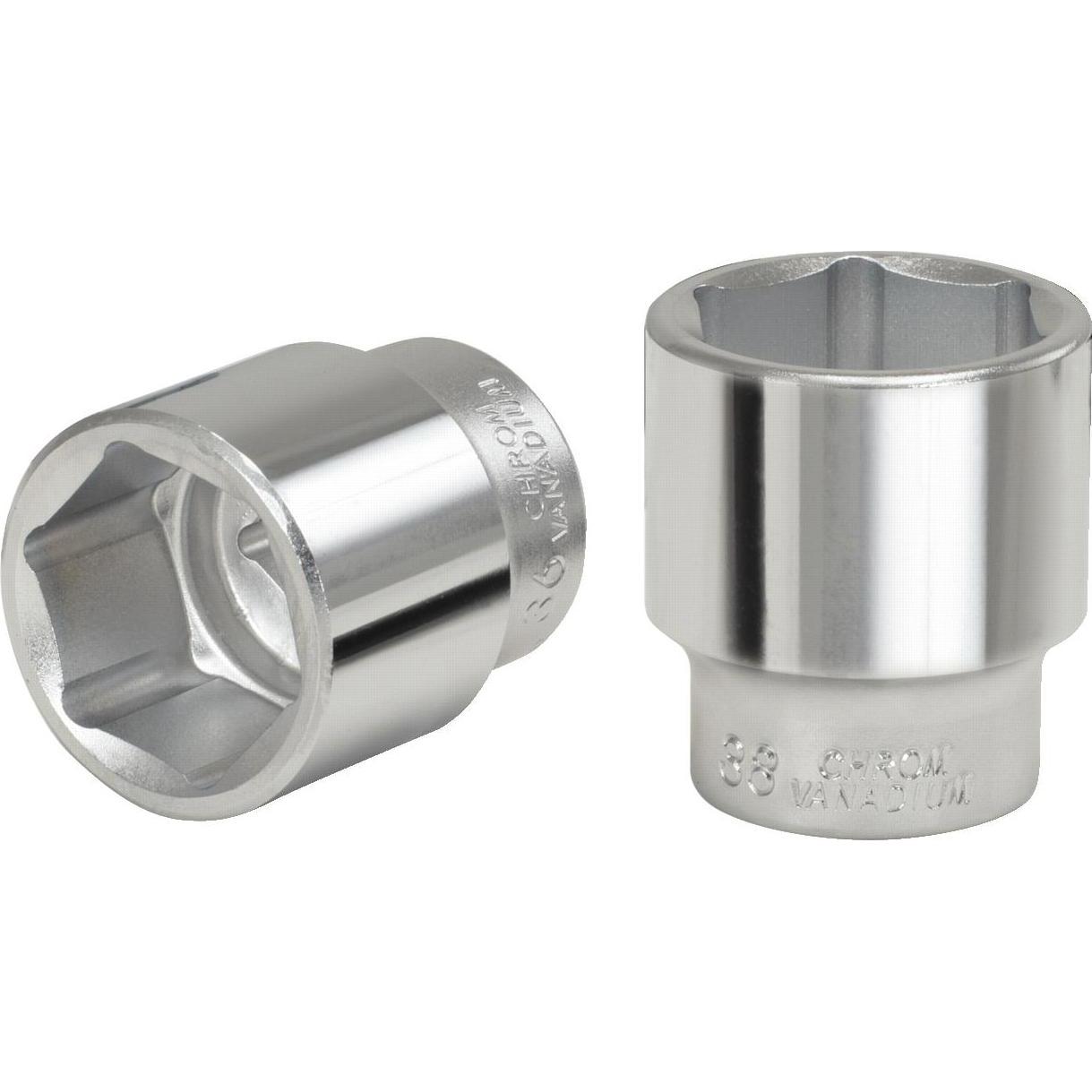 KS Tools, Steckschlüssel + Stecknuss, 3/4" Sechskant-Stecknuss kurz (7/8")