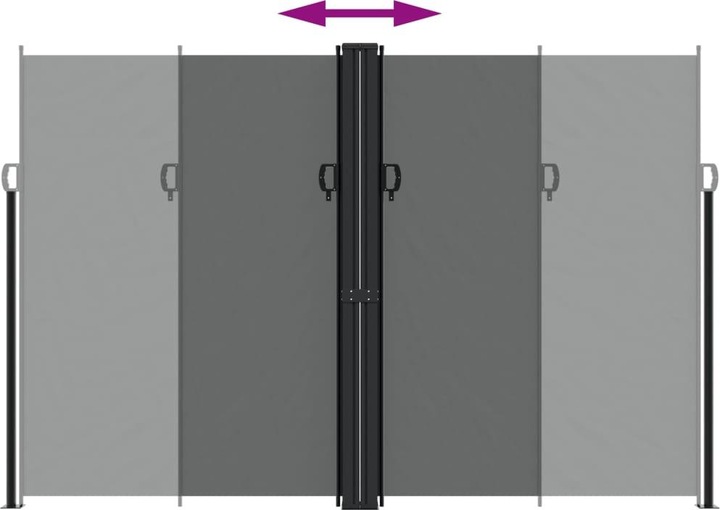 Actual product image VidaXL Extendable side awning (10 m)
