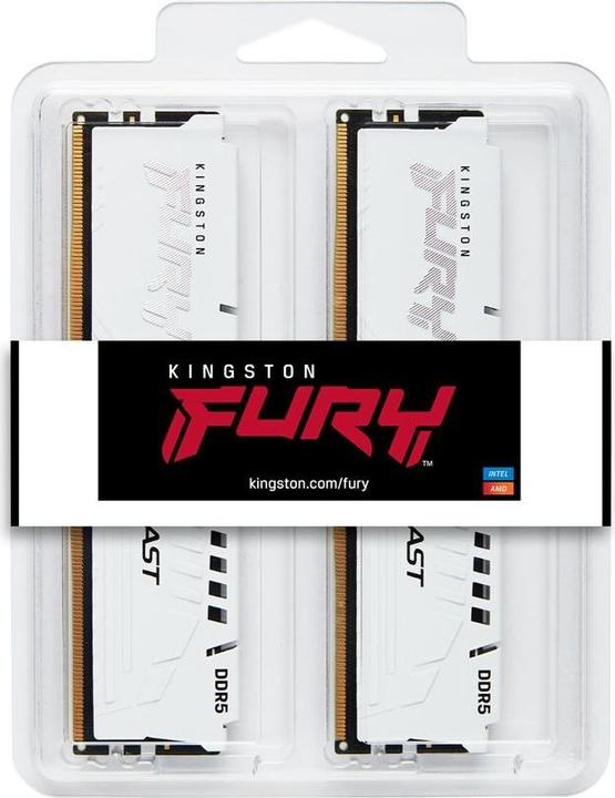 Image du produit Kingston 16GB DDR5 6000MT/S CL30 DIMM (1 x 16GB, 6000 MHz, RAM DDR5, DIMM)