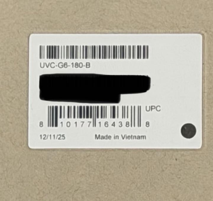 Actual product image Ubiquiti G6 180 (7680 x 2160 pixels)