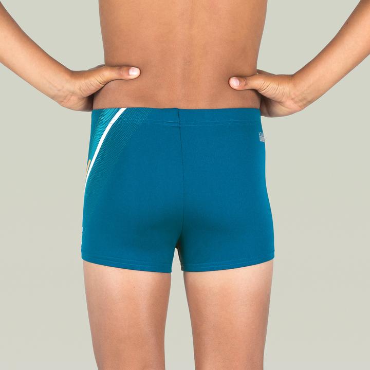 Produktbild Nabaiji Badehose Boxer Jungen - 500 Fitib blau (128)
