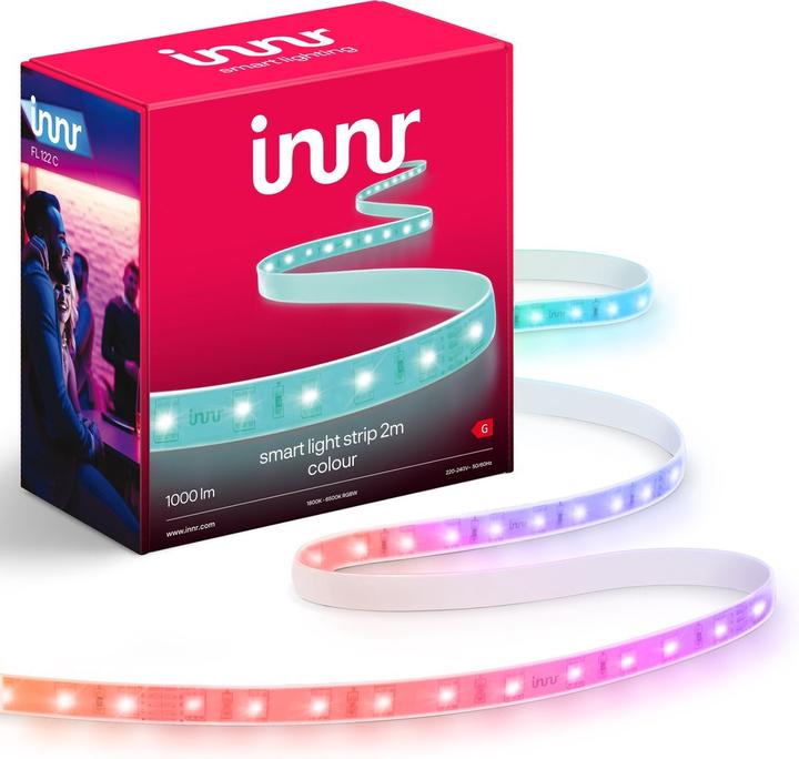 Innr Smart Flex light strip 2m - Colour - Zigbeek (RGBW, 200 cm, Indoor)