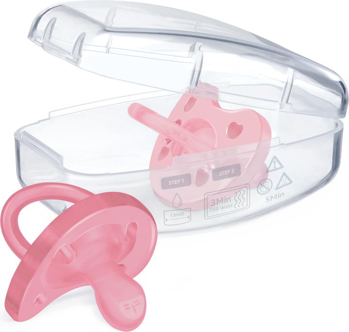 Image du produit Chicco Sucettes physiologiques PHYSIOFORMA SOFT, PINK, silicone, 2 pcs - 6-16m (2 x, 6 - 16 M.)