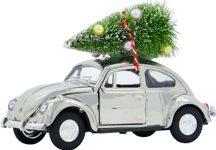 Actual product image House Doctor Decoration, HDXmas car, Silver