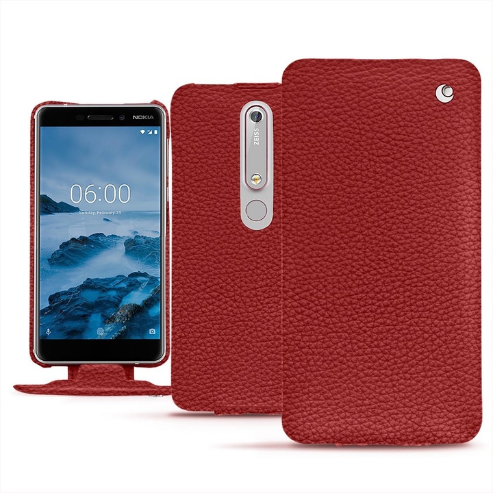 Actual product image Noreve Leather cover vertical (Nokia 6 (2018))