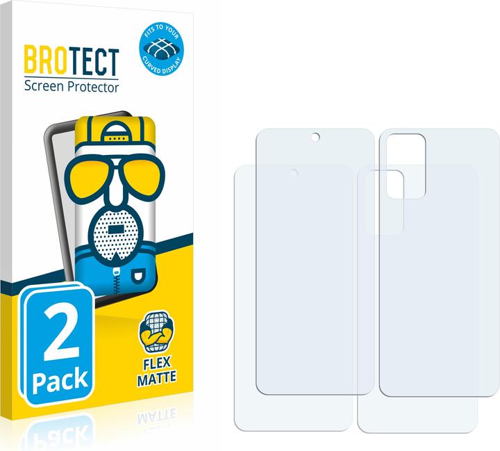 Produktbild BROTECT Full-Cover Displayschutz Matt (2 Stück, Motorola Moto G42)