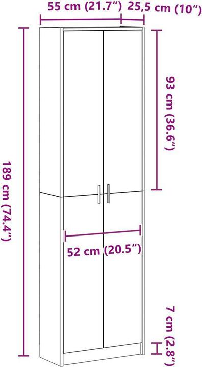 Produktbild vidaXL Kleiderschrank