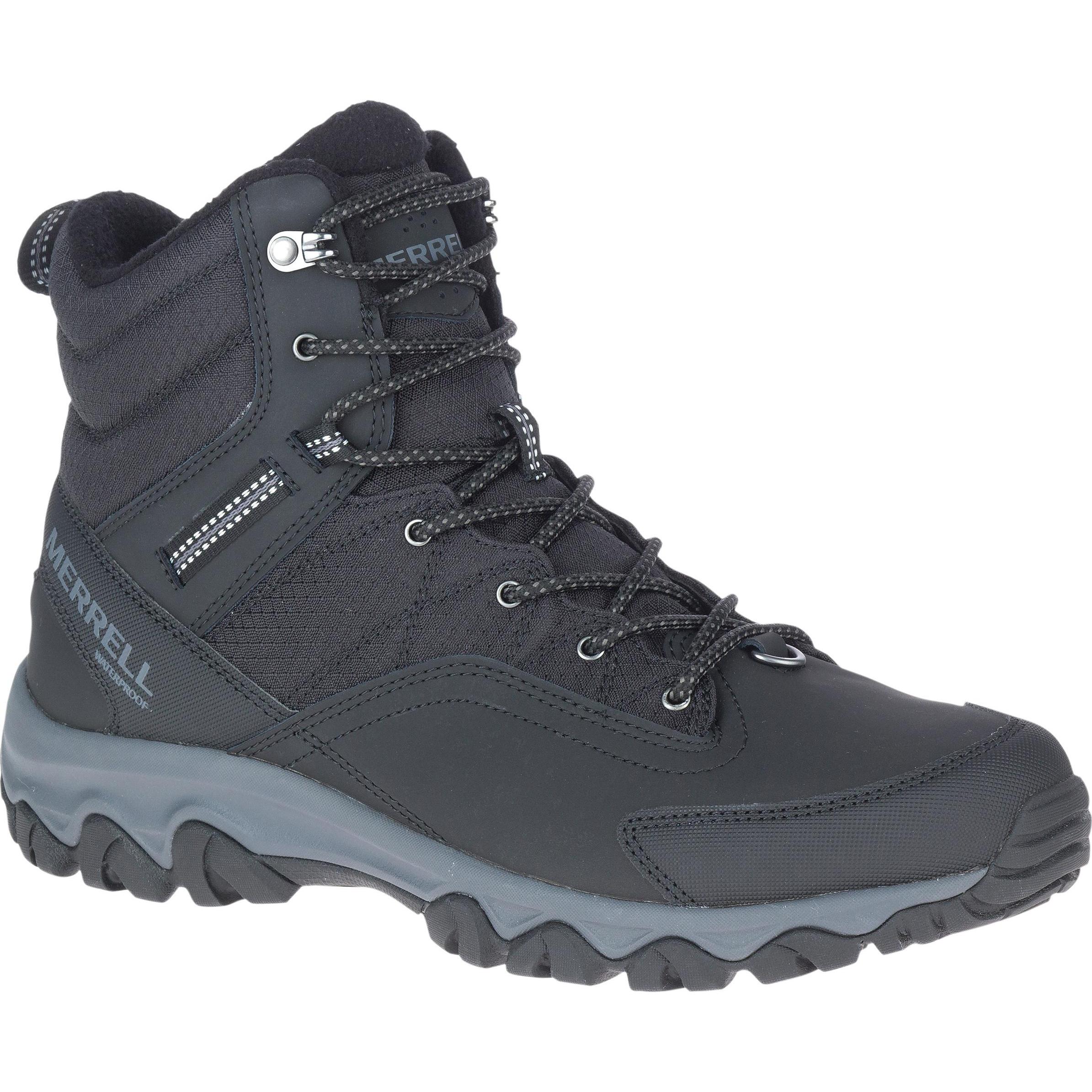 Merrell, Herren, Wanderschuhe, Thermo Akita Mid (44), Schwarz