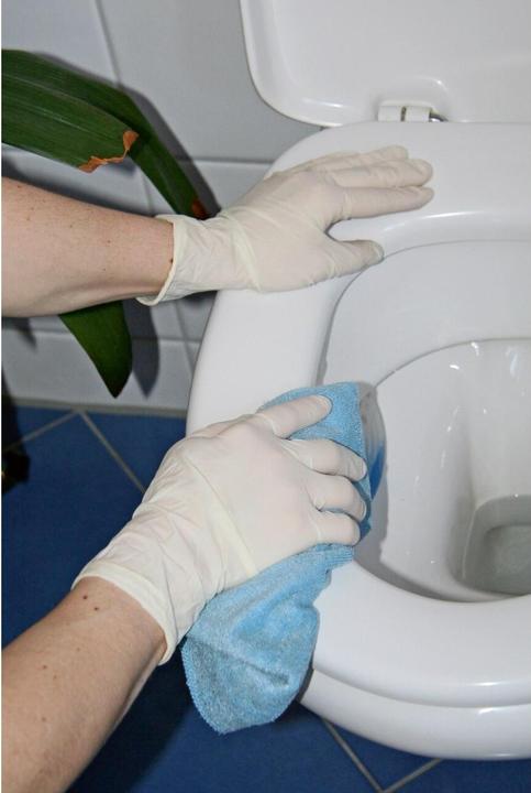 Actual product image Kerbl Gloves latex size L lightly powdered,VE:100St. (L)
