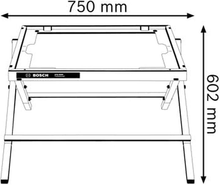 Actual product image Bosch Professional Gta 600 (55 cm, 58.50 cm)