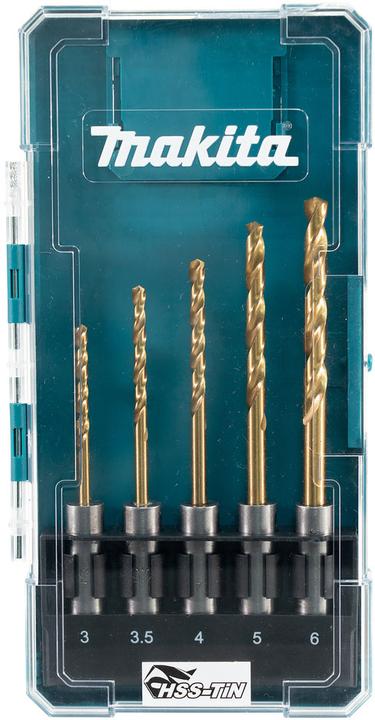 Makita Metallbohrer-Set (3,0, 5,0, 6,00 mm, 4,0, 3,5)