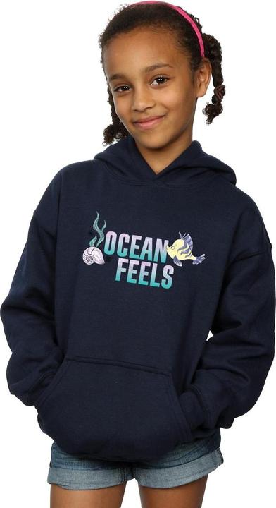 Immagine prodotto Disney The Little Mermaid Ocean Felpa con Cappuccio Ragazze (128)
