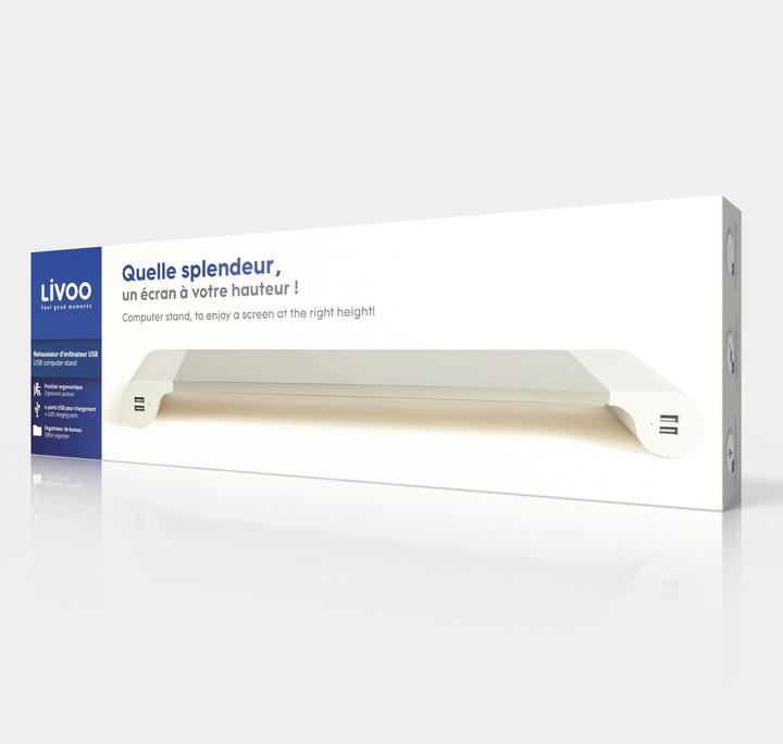 Actual product image Livoo USB computer stand