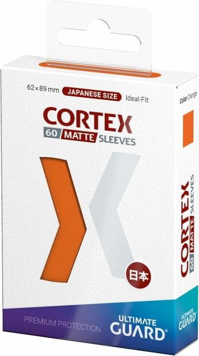 Produktbild Ultimate Guard 60 pochettes Cortex Sleeves Japanese Size Matte Orange