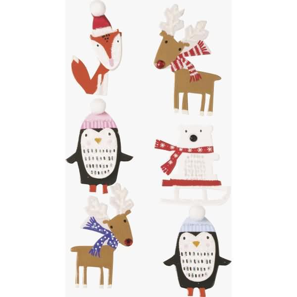 Produktbild Heyda Weihnachtstiere (1 Sticker)