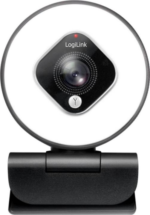 Produktbild LogiLink UA0384 Webcam LL1 Stream, USB 2.0, HD 1920x1080, 76 degree, black (2.10 Mpx)