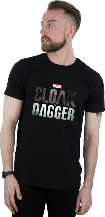 Actual product image Mens Cloak And Dagger Logo T-Shirt (XXL)